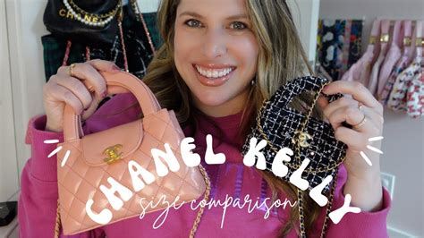 chanel kelly sizes|Chanel kelly nano bag.